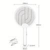 2-in-1 Electric Mosquito Swatter&rechargeable Mosquito Killer Lamp, 3-layer Safety Net, On/off Automatic Mode, High-voltage Insect Trap