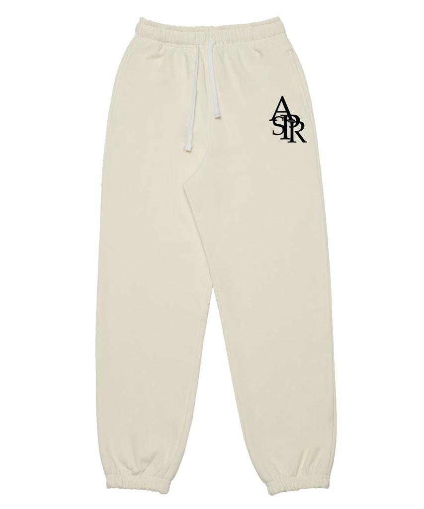 ASTRAL PROJECTION Symbol Logo Comfortable Training Sweat Jogger Pants_Cream