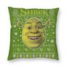Cartoon Monster Shreks Pillowcase Printed Polyester Cushion Cover Decoration Throw Pillow Case Cover Home Zipper 40X40Cm