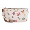 New Nolita Refined Pebbled Leather Pochette, Shoulder Bag, Wrist Bag, Clutch Small Size Women's White CA738-IMCAH