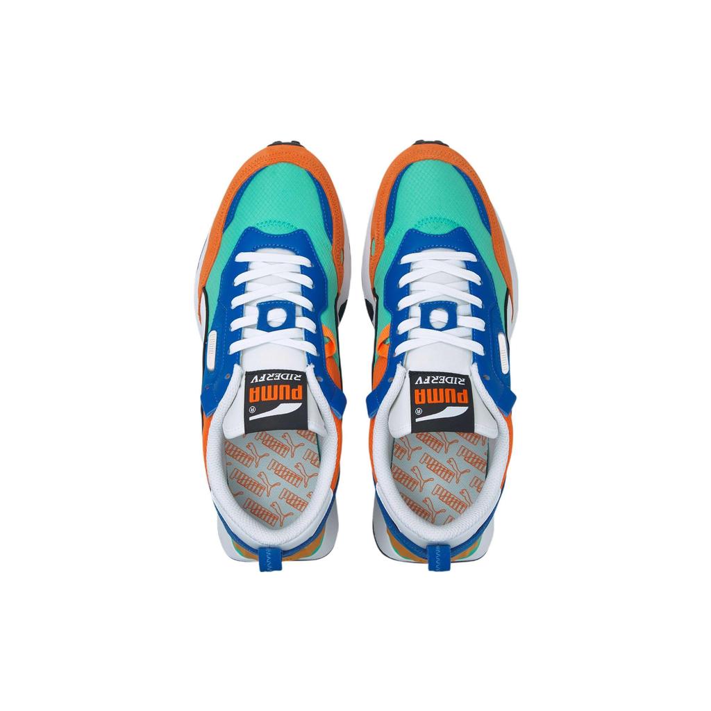 Puma Future Rider FV Unisex Verde Biscay Arancio Scarpe da Ginnastica Lifestyle Basse 387672-01