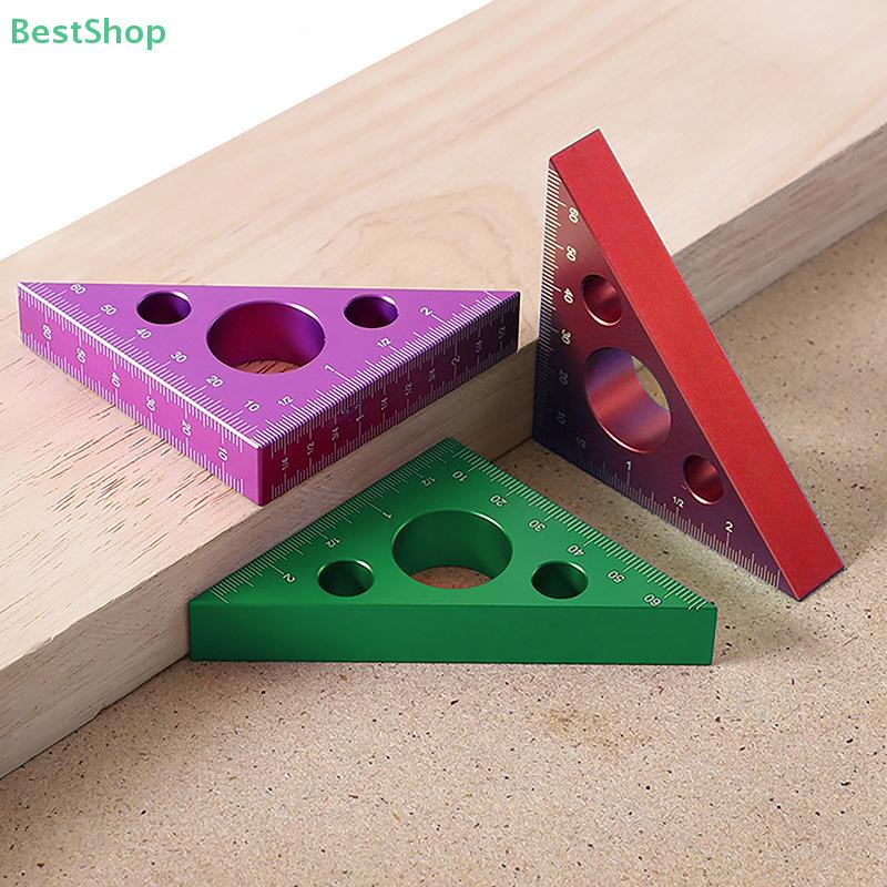 Scales Isosceles Right Triangular Precision Carpentry Squares,Aluminum Alloy Triangle Ruler,Carpentry Measuring Tools