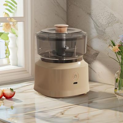 Mini Trituratore Elettrico per Aglio Ricarica USB Tritatutto per Verdure Gadget da Cucina Tritacarne Cipolla
