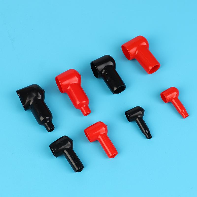 2Pcs Battery Terminal Insulating Cap Battery Pile Head Cap Positive And Negative Pole Clamping Column Protective Sleeve Ups Batt
