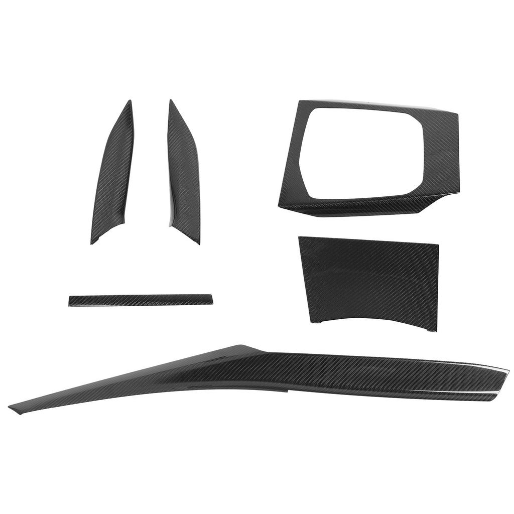 Interior Decoration Trim Kit Dry Carbon Fiber Dashboard Gear Shift Inner Door Panel Trim for M3 M4 G80 G82 G20 G22 LHD
