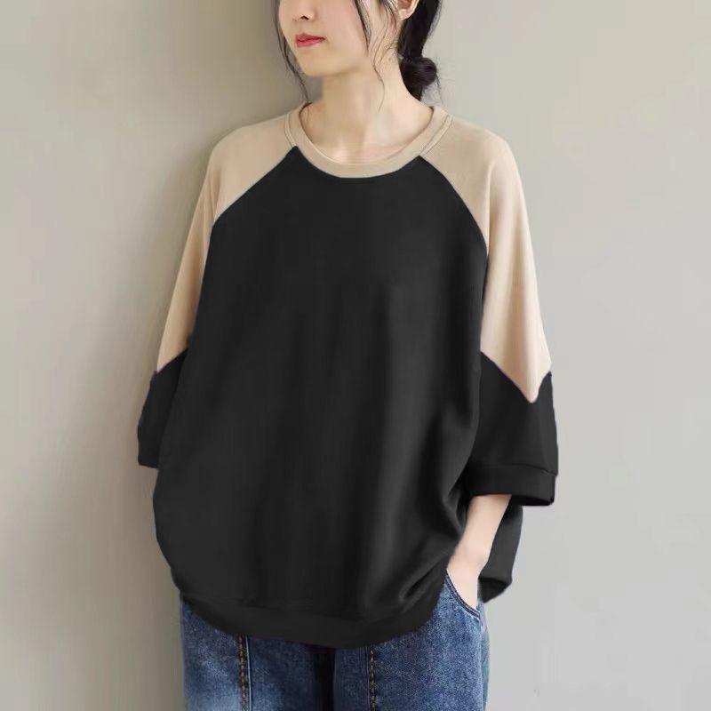 Sweatshirt for Women Cotton Oversize Thickened Loose Casual Pullover Long Sleeve Winter Sweatshirt Top