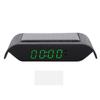 Car Digital Clock Auto Truck Solar Powered Time Date Temperature LCD Display Wiring FreeGreen Light