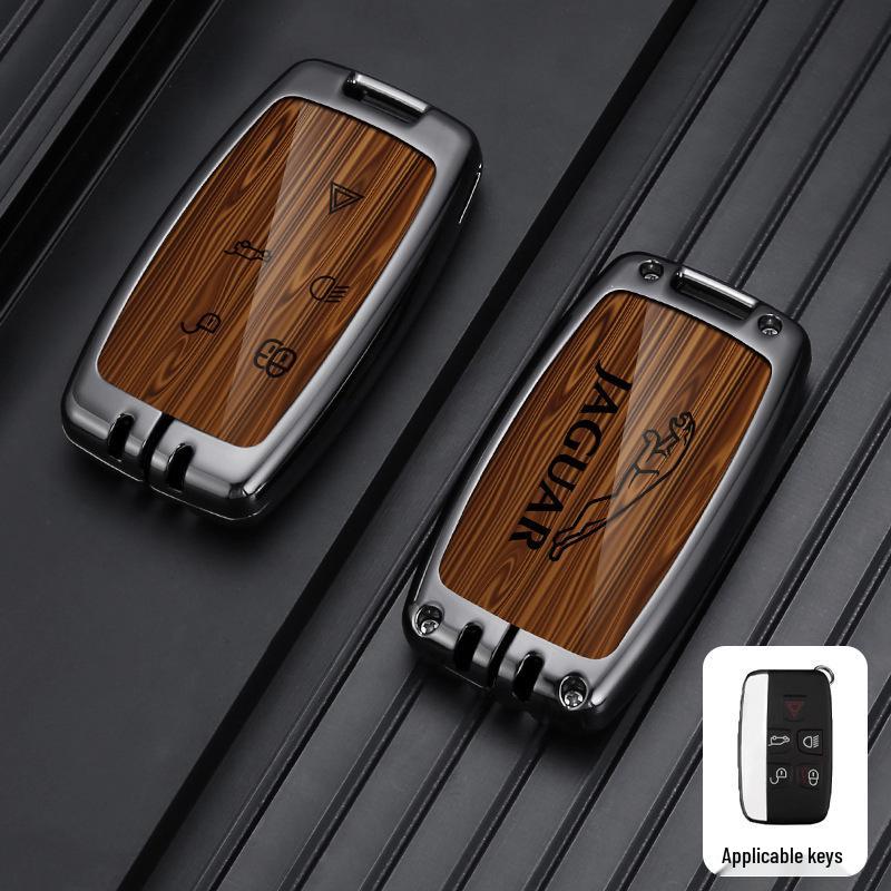 23 Jaguar XFL/XEL/F-Pace/XJL/F-Type/E-Pace Key Case with Metal Buckle for Men & Women