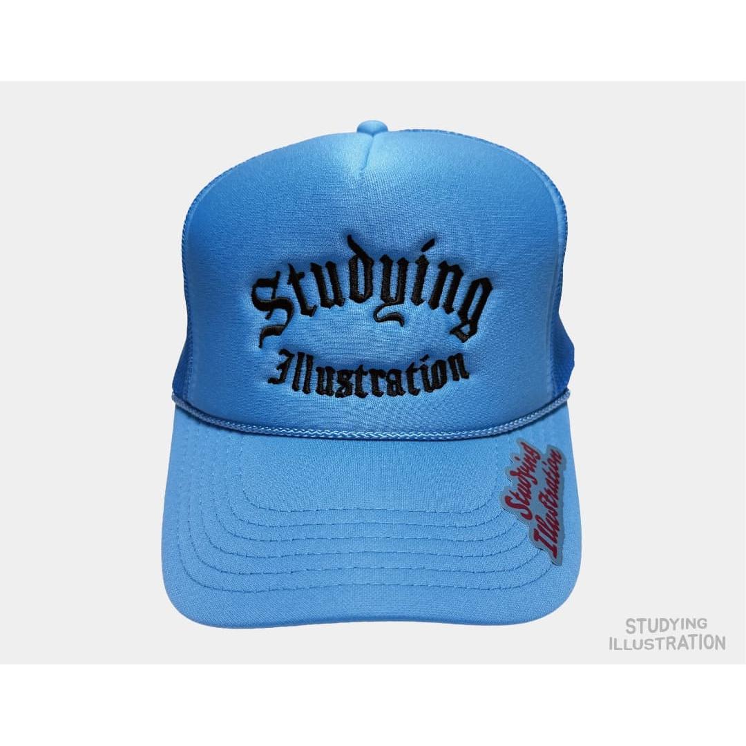 Used Studying illustration OLD1 logo mesh cap CB