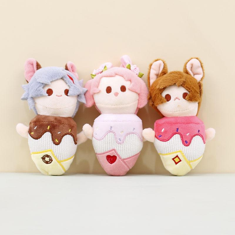 Ice Adorable Plush Cream Keychain Sweet And Fun Bag Accessory 16cm
