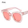 Retro Crystal Rhinestone Frame Female Shades Oversized Sunglasses Women Sunglasses Square Sunglasses