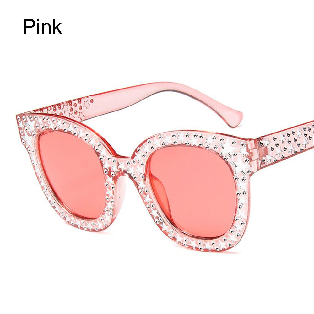 

Солнцезащитные очки женские с оправой из хрустальных страз, солнцезащитные очки оверсайз, женские очки, квадратные солнцезащитные очки Pink