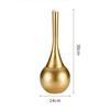 Luxury Retro Gold Toilet Brush Set Replaceable Nylon Soft Bristle Brush Long Handle For WC Bathroom Accessories Cleaning Tools