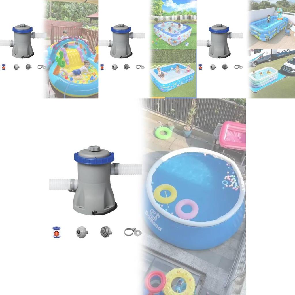 Swimming Pool Filter Pump With And Drainage For Recreational Water Use