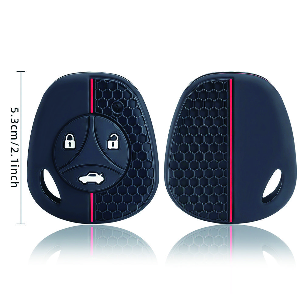 Silicone Remote Car Key Cover Case For Lada Granta Priora Vesta X-Ray Xray Sedan Sport Kalina 3 Buttons Accessories Car Key Case