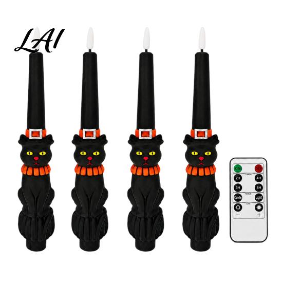 Modern Christmas Decorative Lamps Candle Light 3D Printed Santa Snowman Tree Light with Remote Unique Holiday Interior Lighting Control LED