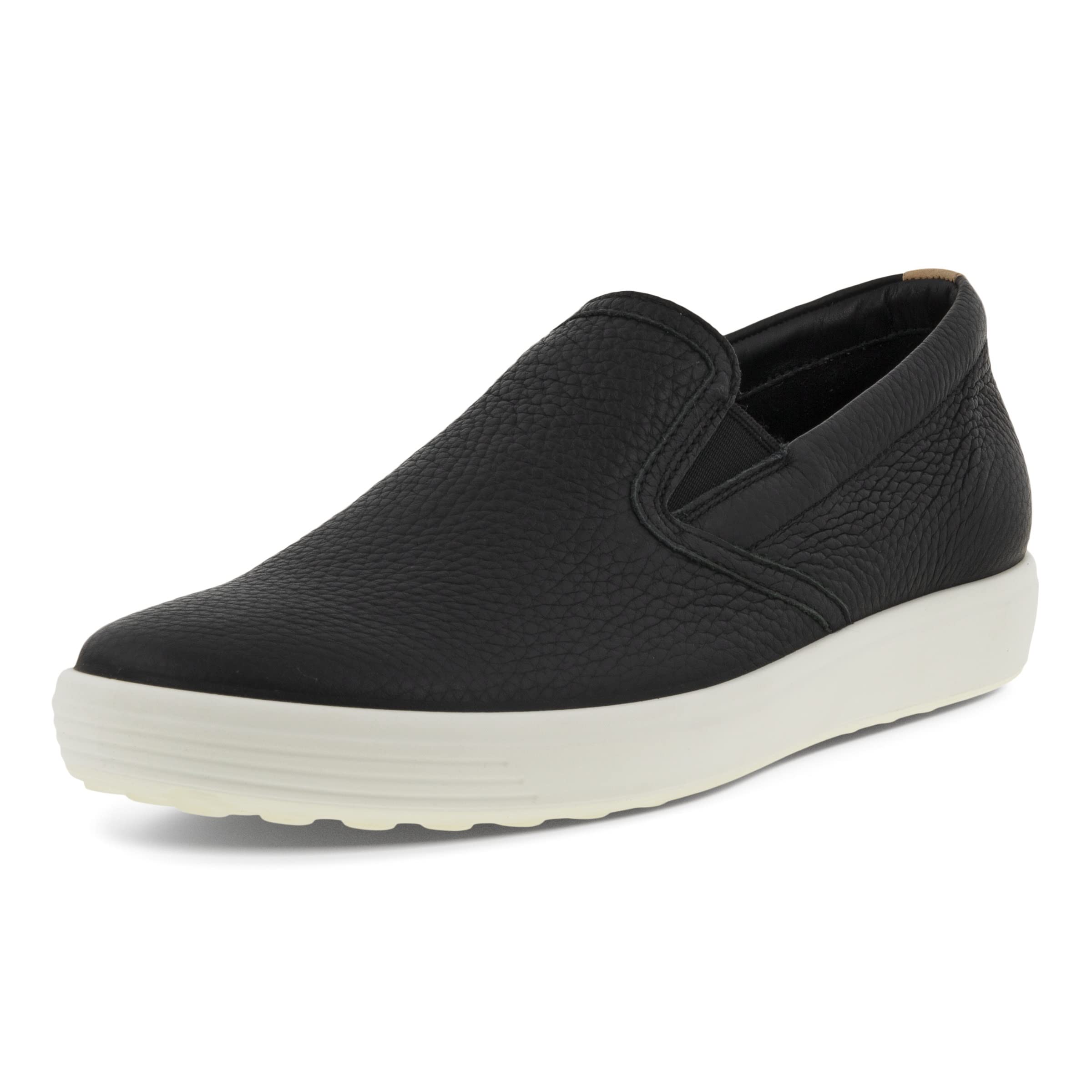 

ECCO Women s Soft 7 Casual Slip On Sneaker, Black/Powder, 7-7. 5