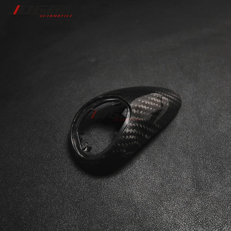 Carbon Fiber Car Interior Central Gear Shift Knob Panel Cover Trim Replacement For BMW M2 M3 M4 M5 X5M X6M2014 2015-2018
