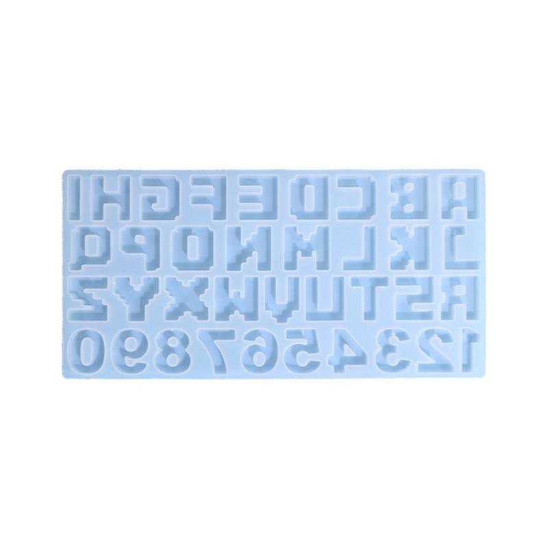 Letter A To Z Mold Alphabets & Number Silicone Mold Epoxy Resin Mold for Jewelry Making Findings Supplies Accessories