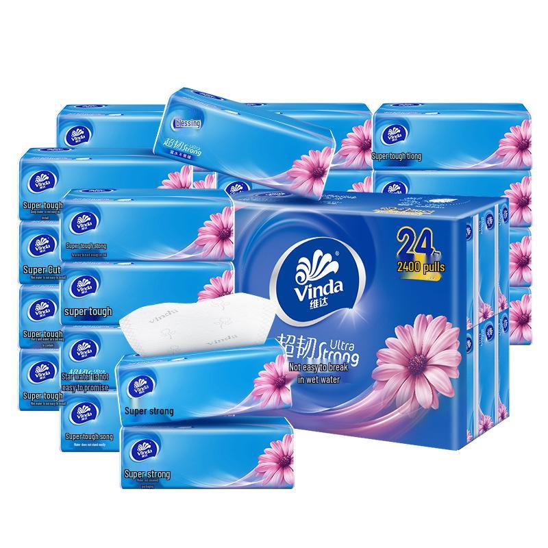Vinda Hängende Taschentuchbox – Haushalts-Ökonomiepack für Händewischen und Toilettenpapier
