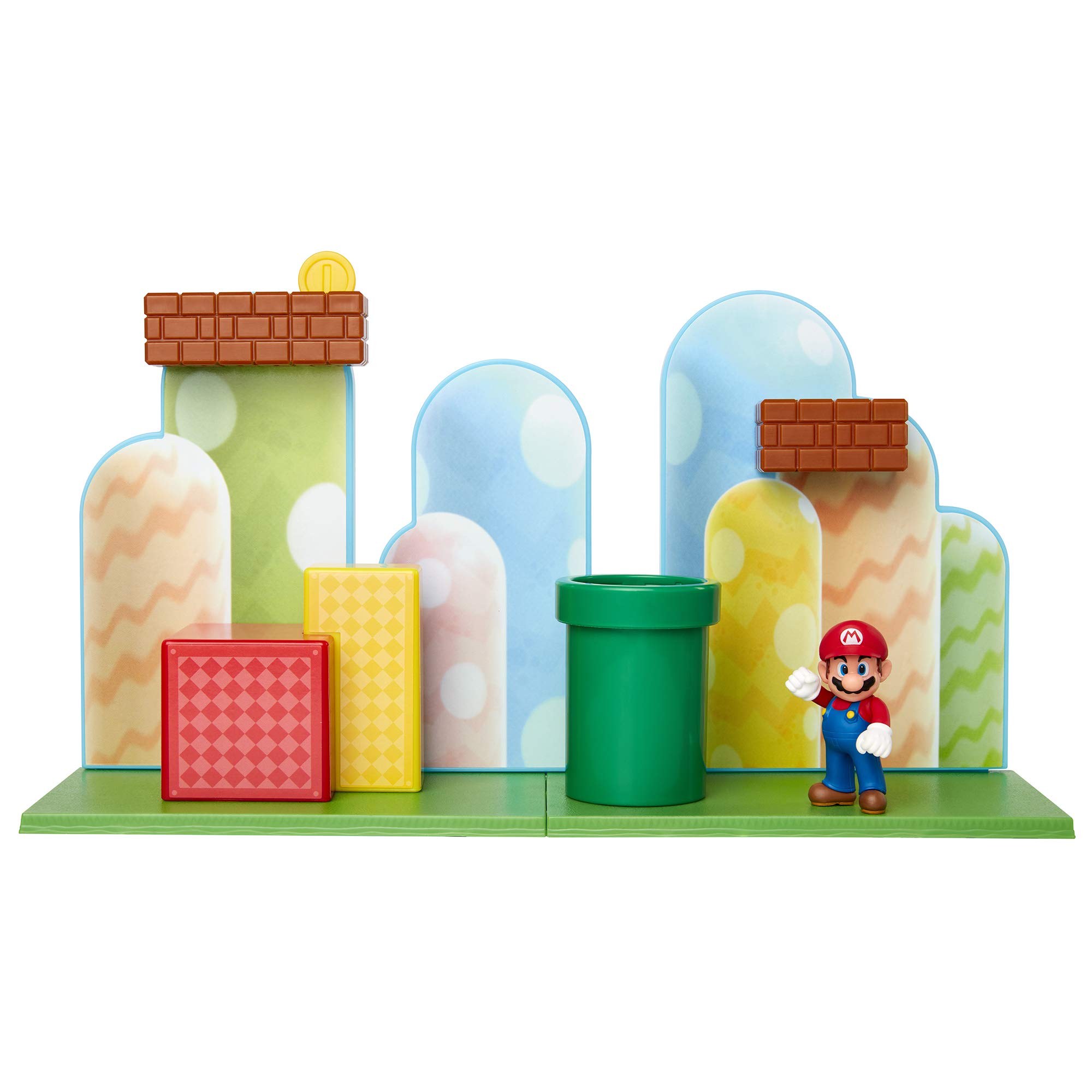 

Sanei Boeki Super Mario Figure Collection Playset Mushroom Kingdom, FPS-001