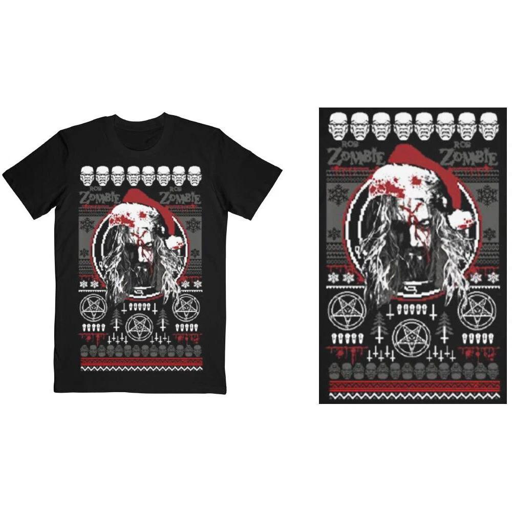 Rob Zombie Unisex TShirt Bloody Santa S