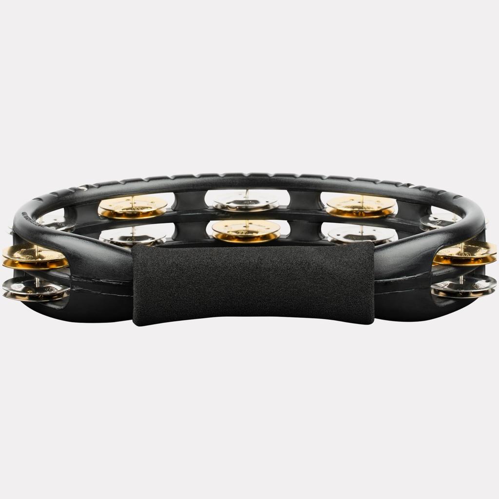 MEINL Percussion Recording-Combo ABS Tambourine Dual-Alloy Jingles TMT1M-BK [Domestic Genuine Product]