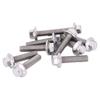 10pcs M6 Stainless Steel SS304 Hex Flange Screws   Washer Head  S Fastener