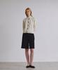 STEP AROUND Wool Twill Bermuda Pants_Navy