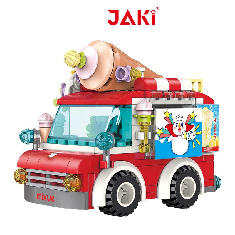 Jaki Retro Simulation Wedding Car Proposal Exclusive Educational Model Kids Girl Construction Blocks Plaything