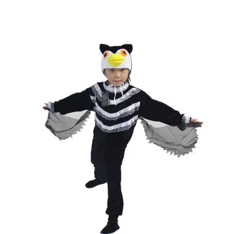 Děti Dospělí Zvíře Pták Voriol Papoušek Vlaštovka Orel Datel Cosplay Maškarní Kombinéza Kostým Dárková Sada Halloween