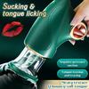 Kitoris-Stimulator mit Saug- und Leckvibration für Frauen G-Punkt-Brustwarzen-Massagegerät Zungenleck-Schwingvibrator Sexspielzeug für Erwachsene