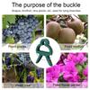 100PCS Adjustable Plant Fixed Clips Reusable Greenhouse Bracket Fixing Stems Flower Vine Tomatoes Fastener Garden Tool