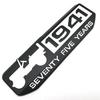 JEEP 1941 Metal Emblem: Compatible with Compass, Wrangler, Grand Cherokee - Car & Tail Body Sticker