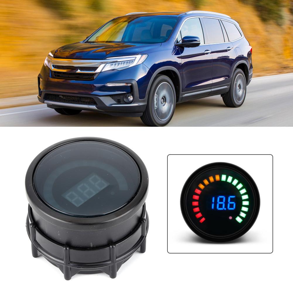 2 In 1 Voltmeter Car Gauge LED Scale Digital Display 12V Universal Modification Parts