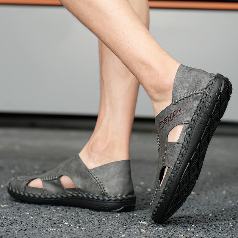 Модная кожаная мужская обувь — фото 3