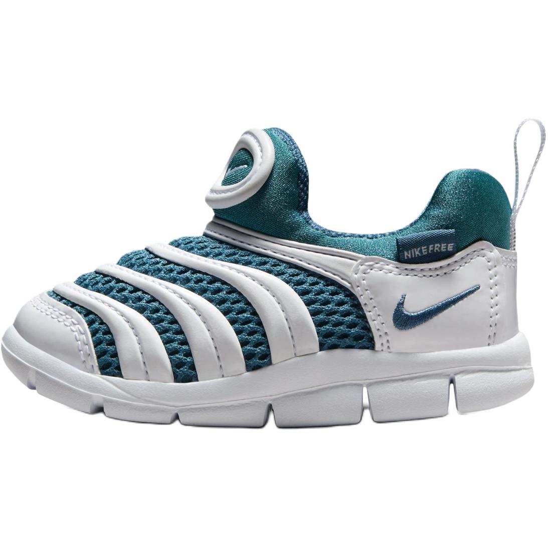 

New Nike Dynamo Free Breathable Cushioning Low top Toddler Shoes White Infant And Toddler IB7246-121 23.5