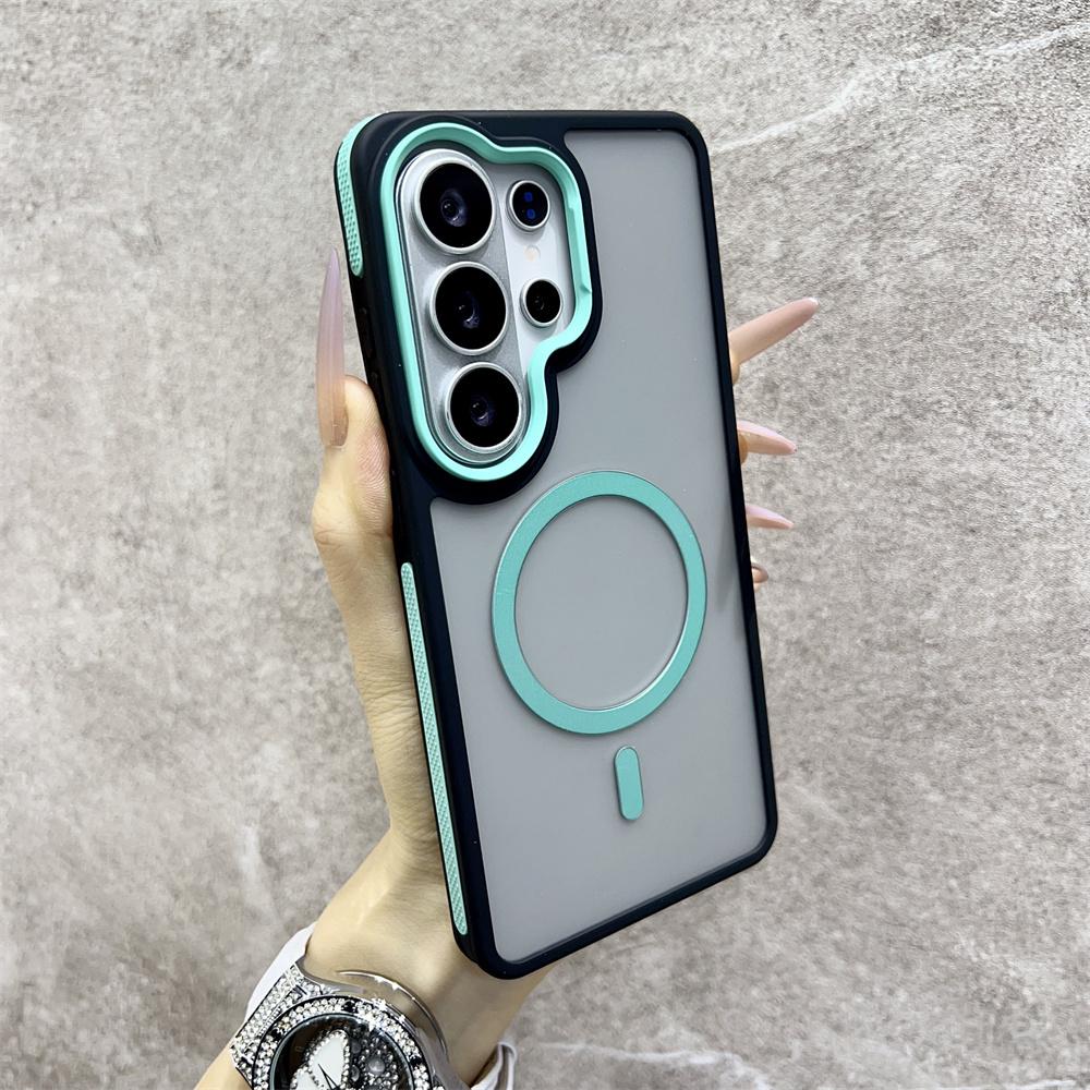 For Magsafe Magnetic Colorful Case For Samsung S26 S24 FE S25 Ultra S23 Plus A54 A55 A56 A57 A35 A36 A37 A25 A26 A06 A07 Cover