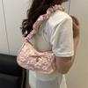 French bag women's fashion bow shoulder handbag niche design high-end underarm bag