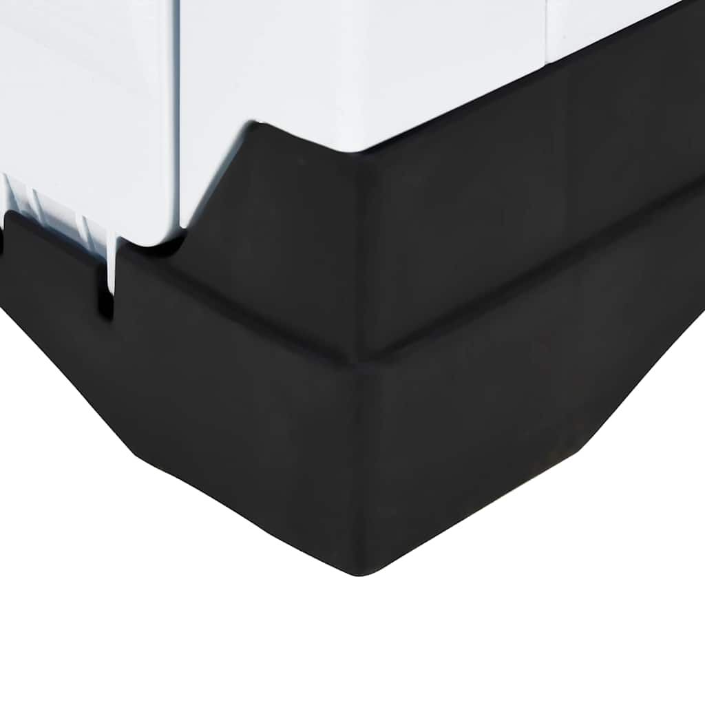 vidaXL Niche pour chien Gris 90,5x68x66 cm Polypropylène