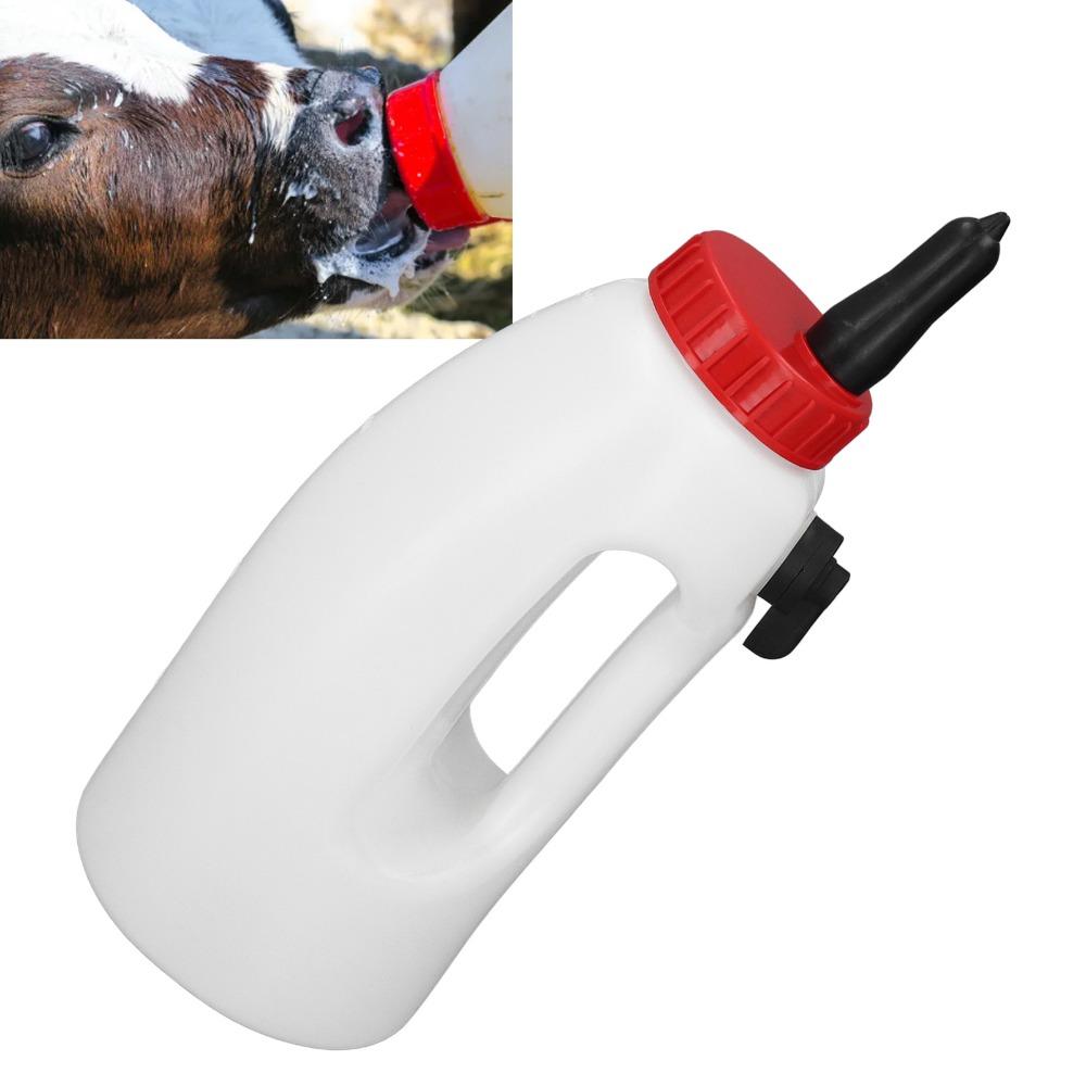 4 Quart Calf Milk Feeder Screw Cap Calf Feeding Bottle Humanized Design Calf Bottle Calves