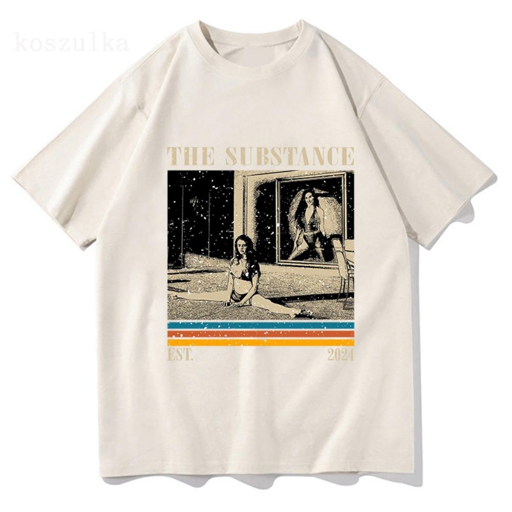 Das Substance Monstro Elisasue T-Shirt für Herren/Damen Harajuku Vintage Grafik-T-Shirt Klassisches Hochwertiges Baumwoll-T-Shirt