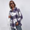 Fall Winter Women's Thickened Cashmere Plaid Shirt Jacket, Casual Loose Long Sleeve Fashion Outerwear