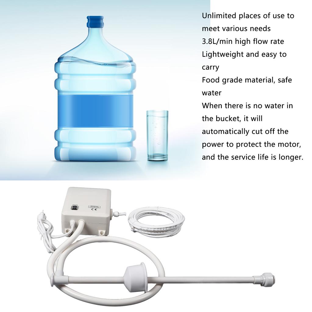 Systém čerpadla na balenou vodu 6m Jednotrubkový 3,8 l/min 40 psi Tiché elektrické čerpadlo na pitnou vodu pro kávovar 110-130V