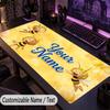 Custom Text Big Mousepad, Extended Desk Pad For Laptop Work GameDie Biene Maja