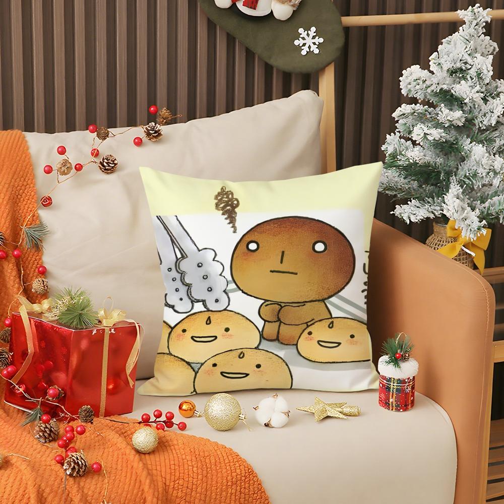 Cartoon Kawaii K-Kogepan Pillow Case Printing Pillowcase Living Room Sofa Cushion Cover Bedroom Room Decor