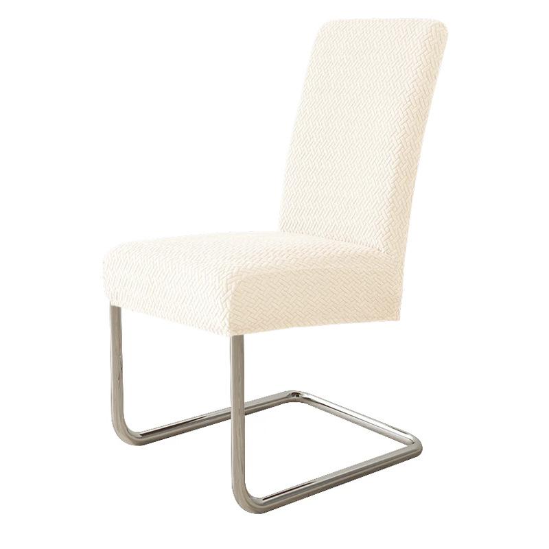 

Чохол на стілець Чотири сезони Еластичний Твіловий Чохол для обіднього стільця Дім Готель Обідній стілець Пилозахисний чохол Чохол на стілець Висококласний вигляд 45*38*4cm бежевий