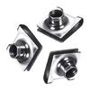 Automotive Accessories Number Plate Fixed Buckle Easy Installation Bumper License Plate Mounting U Type Clips Nuts
