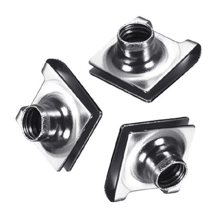 Automotive Accessories Number Plate Fixed Buckle Easy Installation Bumper License Plate Mounting U Type Clips Nuts