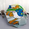 Donald Duck Ice Skating Cartoon Umbrella, Portable 3-Fold Compact Umbrella, Suitable for Camping, Hiking and Travel, Ideal Easter Birthday G